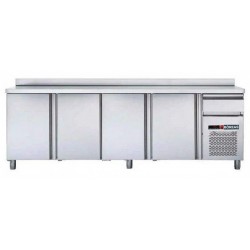 Mostrador refrigerado frente 4 puertas con cajón para posos ancho 2542 mm Efficold FBR-250-TP D-E 19092492 - Catálogo Bajo mostrador