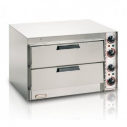 Horno de pizza piedras refractarias 41x36 cm 2 Cf inox FP 66R