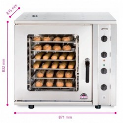 Horno apertura lateral 5/6 band smeg Smeg ALFA241XM - Catálogo Hornos industriales