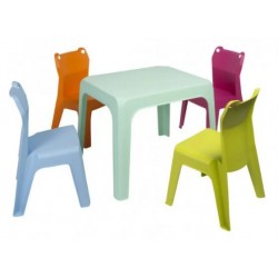Set mesa jan frog 2 aqua fucsia/naranja/lima/azul Resol 20101 - Pepebar Set mesa jan frog 2 aqua fucsia/naranja/lima/azul Resol 20101 - Catálogo Sillones para hostelería