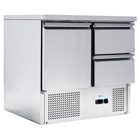 Comprar Mesa refrigerada GN 1/1 estático con 2 cajones y 1 puerta Fimar G-S9012D-FC en Pepebar