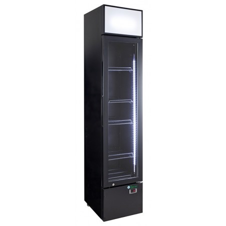 Comprar Armario refrigerado puerta cristal Slim Line estático Fimar G-SNACKBC160H en Pepebar