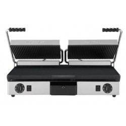 Sandwichera placas rayada-lisa clásica 610 x 250 mm Milan toast 16052 - Pepebar Sandwichera placas rayada-lisa clásica 610 x 250 mm Milan toast 16052 - Catálogo Plancha sandwichera de contacto
