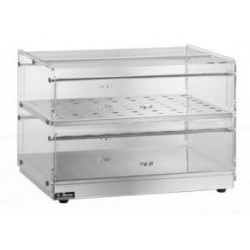 Vitrina neutra cristal recto 2 niveles ancho 500 mm Fimar VBN4756