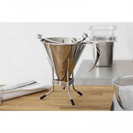 Embudo dosificador automático acero inox De Buyer DN906 Comprar Embudo dosificador automático acero inox De Buyer DN906 en Pepebar