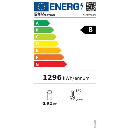 Armario refrigerado puerta de cristal frío ventilado Ecovent blanco 538 litros Fimar G-ERV600G Comprar Armario refrigerado puerta de cristal frío ventilado Ecovent blanco 538 litros Fimar G-ERV600G en Pepebar