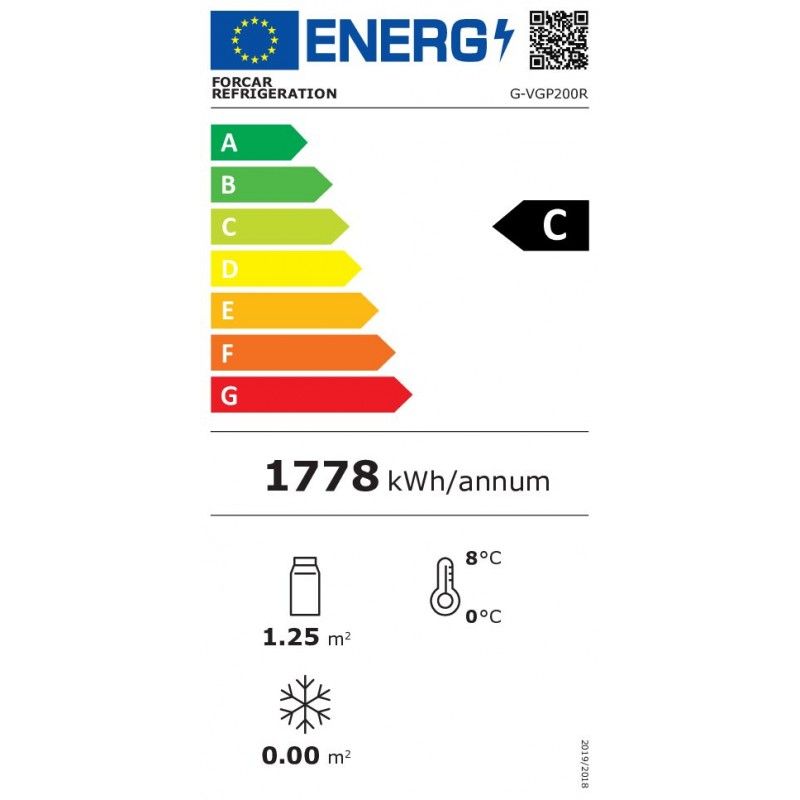 Comprar Nevera expositoria 4 caras de cristal Fimar G-VGP200R en Pepebar