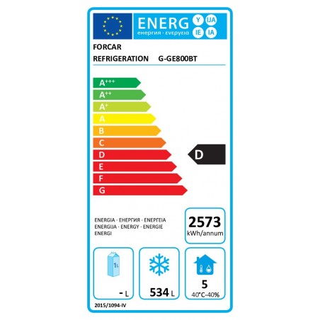 Comprar Congelador ventilado para helado 737 litros Fimar G-GE800BT en Pepebar