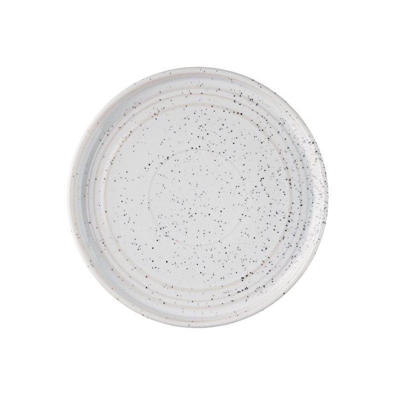Plato plano white speckle Olympia FD902 Comprar Plato plano white speckle Olympia FD902 en Pepebar
