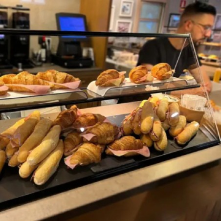 Comprar Vitrina neutra para pinchos estante TRI-E Varias medidas y colores VG en Pepebar