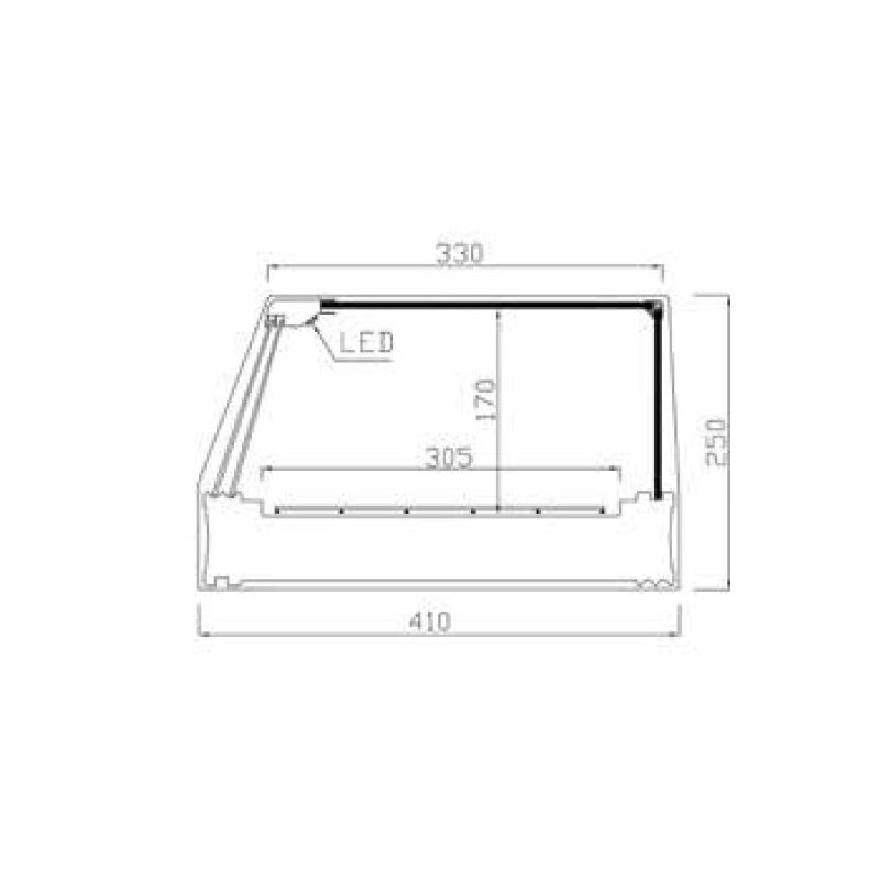 Vitrina refrigerada FR grupo remoto Varias opciones y medidas Vitrinas Gómez Comprar Vitrina refrigerada FR grupo remoto Varias opciones y medidas Vitrinas Gómez en Pepebar