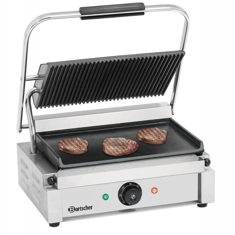 Parrilla contacto "Panini" 1GR Bartscher A150676 Comprar Parrilla contacto "Panini" 1GR Bartscher A150676 en Pepebar