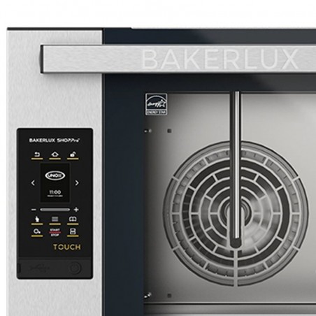 Comprar Horno con bomba Touch 4 bandejas 60x40 shop.pro ap abatible Unox XEFT-04EU-ETDP en Pepebar