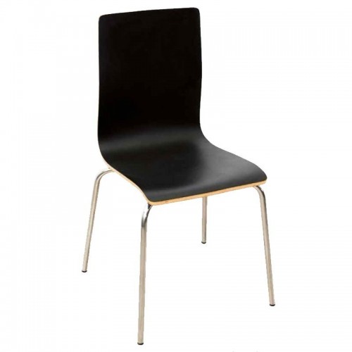 Comprar Silla Turin en madera laminada y acero cromado 164692 en Pepebar