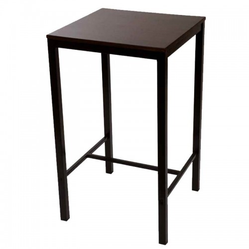 Comprar Mesa alta Troya cuadrada 110x60x60 color Wengue 163893 en Pepebar