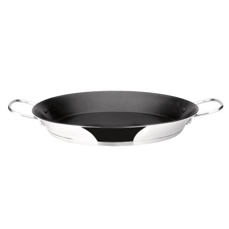 Comprar Paellera antiadherente inox Bistrot 32 cm Ibili menaje 652032 en Pepebar