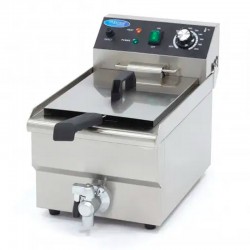 Freidora 10 litros 1 cesta con grifo de vaciado