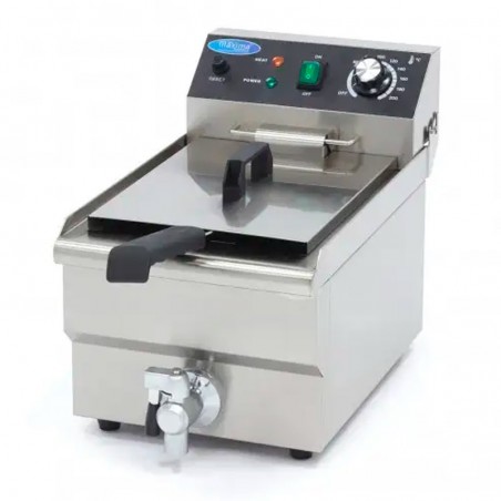 Comprar Freidora 10 litros 1 cesta con grifo de vaciado en Pepebar