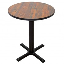 Tablero de mesa redondo marrón oscuro Bolero DR822