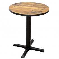 Mesa Sena redonda melamina 60cm modelo T2 176555