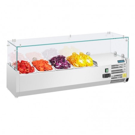Vitrina frigorífica expositora de ingredientes para cubetas GN 1/3 Varias medidas Polar Comprar Vitrina frigorífica expositora de ingredientes para cubetas GN 1/3 Varias medidas Polar en Pepebar