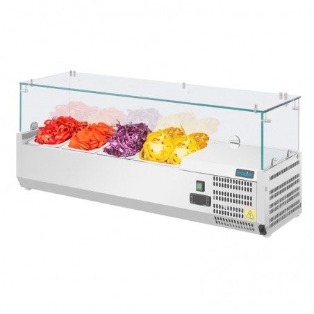 Vitrina frigorífica expositora de ingredientes para cubetas GN 1/3 Varias medidas Polar Comprar Vitrina frigorífica expositora de ingredientes para cubetas GN 1/3 Varias medidas Polar en Pepebar