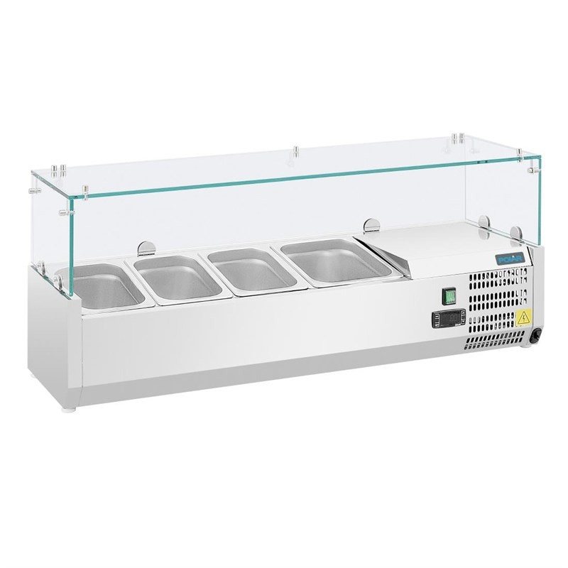 Vitrina frigorífica expositora de ingredientes para cubetas GN 1/3 Varias medidas Polar Comprar Vitrina frigorífica expositora de ingredientes para cubetas GN 1/3 Varias medidas Polar en Pepebar
