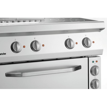 Comprar Cocina eléctrica industrial 4 fuegos y horno Gn1-1 Bartscher 287431 en Pepebar