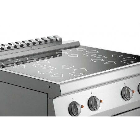 Comprar Cocina eléctrica industrial 4 fuegos y horno Gn1-1 Bartscher 287431 en Pepebar