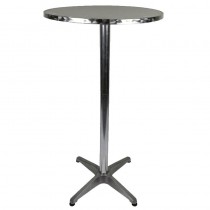 Mesa alta de aluminio redonda 178104 - Pepebar Mesa alta de aluminio redonda 178104 - Catálogo Mesas hostelería
