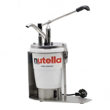 Comprar Dosificadora con base de acero inoxidable para cubo de 3 litros de Nutella en Pepebar