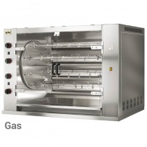 Asador de pollos planetario a gas para 48 pollos MCM 8MRS - Pepebar Asador de pollos planetario a gas para 48 pollos MCM 8MRS - Catálogo Asador de pollos giratorio
