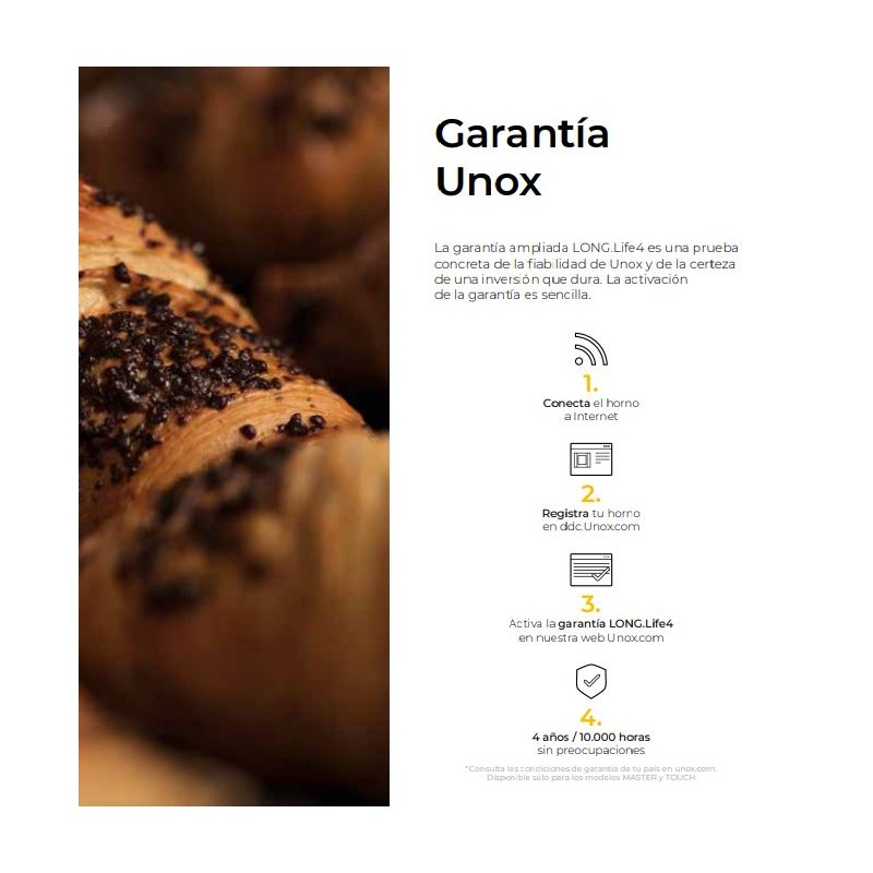 Comprar Horno Industrial Bakerlux Shop Pro Elena Led 600x400 mm Unox XEFR-03EU-ELDV en Pepebar