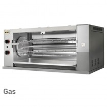 Asador de pollos rotativo a gas 4 espadas para 24 pollos 4MR - Pepebar Asador de pollos rotativo a gas 4 espadas para 24 pollos 4MR - Catálogo Asador de pollos giratorio