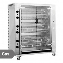 Asador de pollos rotativo a gas 12 espadas para 72 pollos 12MR - Pepebar Asador de pollos rotativo a gas 12 espadas para 72 pollos 12MR - Catálogo Asador de pollos giratorio