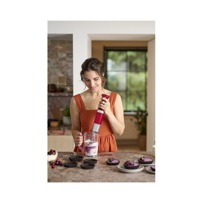 Comprar Batidora inalámbrica rojo manzana Artisan KitchenAid 5KHBBV83ECA en Pepebar