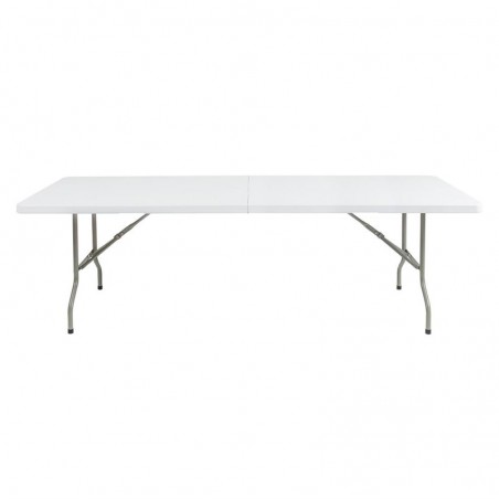 Comprar Mesa plegable al centro blanca 243cm Bolero CF375 en Pepebar