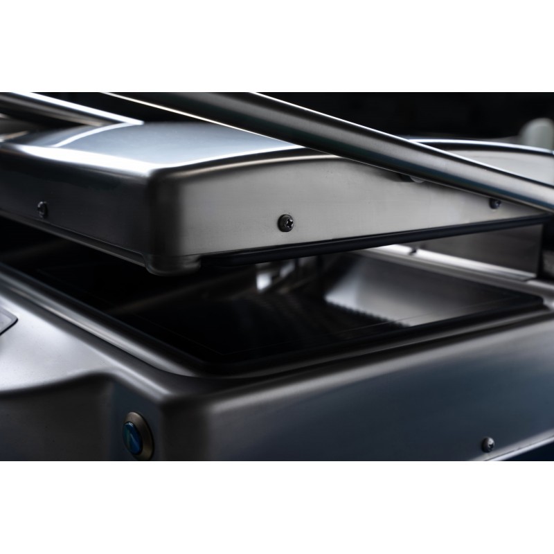 Comprar Plancha doble manual SpidoCook con vitrocerámica superior rayada SP020PR en Pepebar