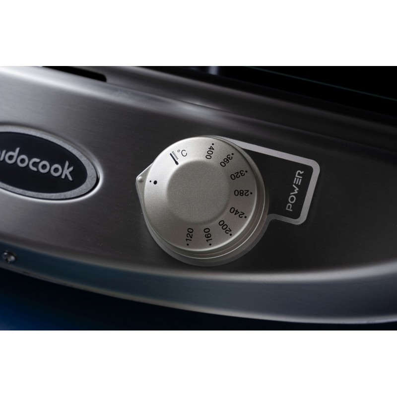 Comprar Plancha doble manual SpidoCook con vitrocerámica superior rayada SP020PR en Pepebar