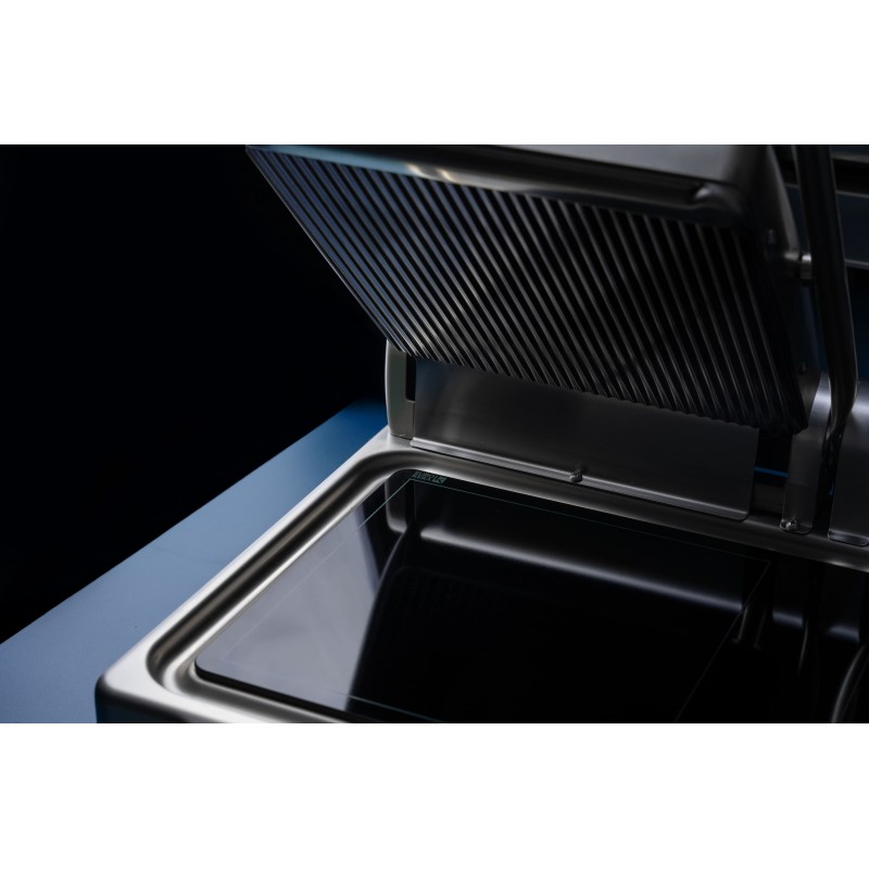 Comprar Plancha mediana de vitrocerámica Spidocook rayada y lisa SP015PR en Pepebar