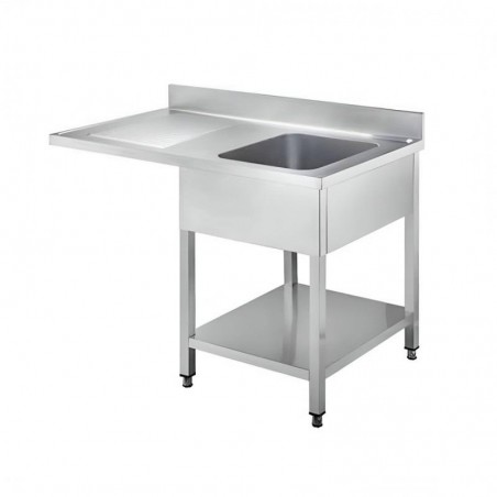 Comprar Fregadero inox 1200x700 cuba y espacio para lavavajillas Fimar en Pepebar