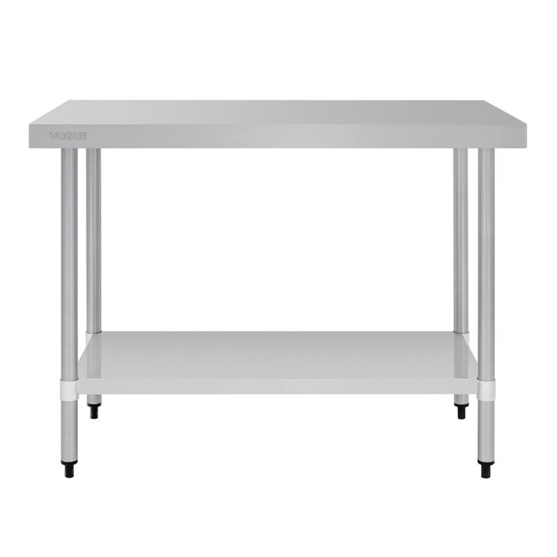 Mesa inoxidable para preparación 1,2 metros Vogue T376 Comprar Mesa inoxidable para preparación 1,2 metros Vogue T376 en Pepebar