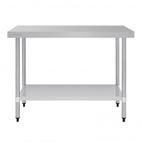 Mesa inoxidable para preparación 1,2 metros Vogue T376 Comprar Mesa inoxidable para preparación 1,2 metros Vogue T376 en Pepebar