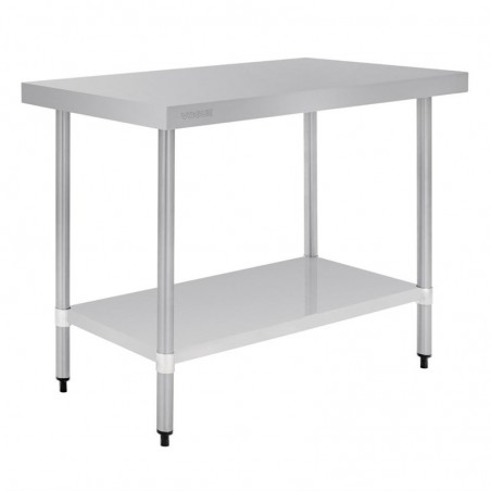 Mesa inoxidable para preparación 1,2 metros Vogue T376 Comprar Mesa inoxidable para preparación 1,2 metros Vogue T376 en Pepebar