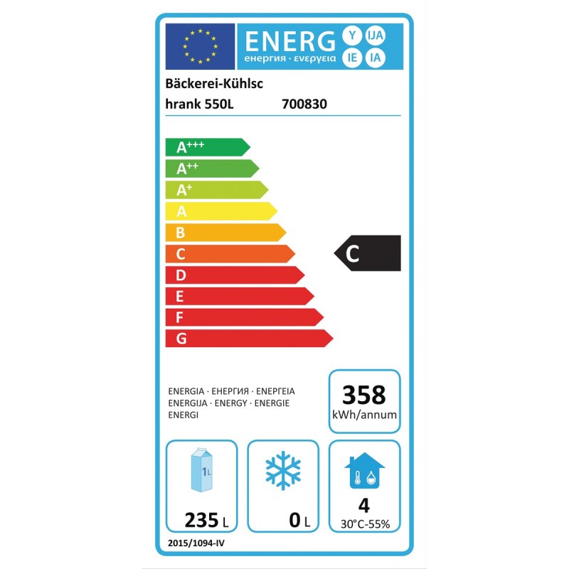 Comprar Frigorífico de panadería 235L Bartscher 700830 en Pepebar