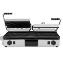 Grill Milan Toast doble con superficies acanaladas 16050