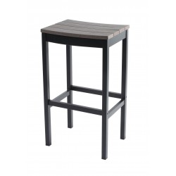 Taburete Foris de PolyWood color Nogal Oscuro de Hobeto - Pepebar Taburete Foris de PolyWood color Nogal Oscuro de Hobeto - Catálogo Mobiliario hostelería