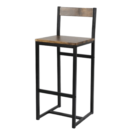 Taburete bar Odín con respaldo Hobeto 206381 Comprar Taburete bar Odín con respaldo Hobeto 206381 en Pepebar