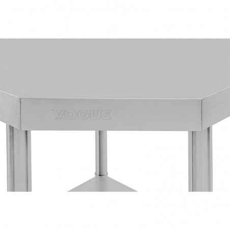 Comprar Mesa esquinera de acero inoxidable Vogue 600mm CB907 en Pepebar