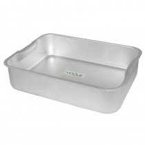 Rustidera de aluminio 520 x 420 x 100mm con asas integradas K414 - Catálogo Bandejas para Horno